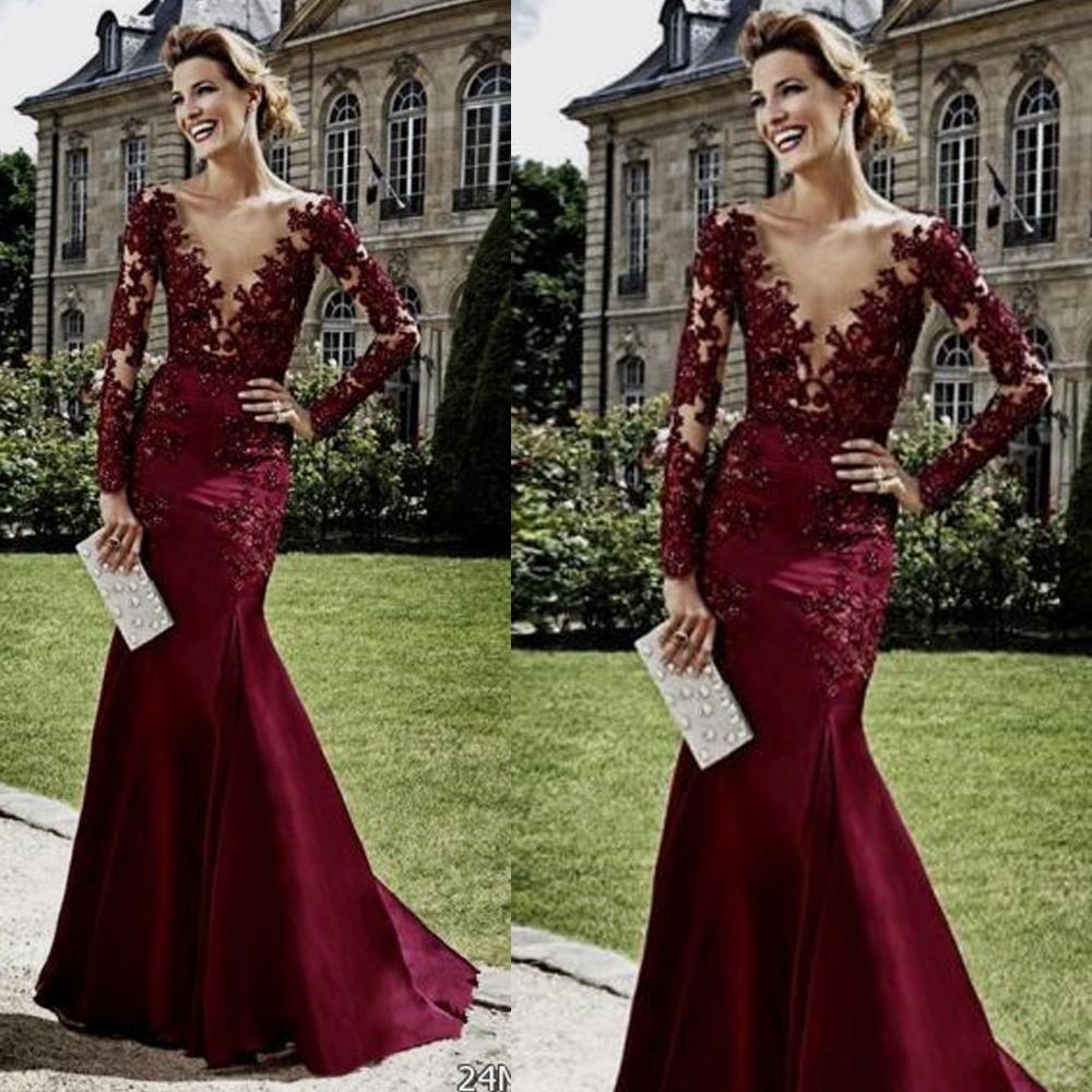 Burgundy Long Sleeve Empire Waist Maxi Dress - FINAL SALE – Inherit Co.