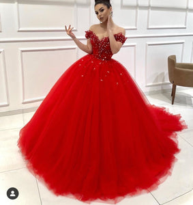 red prom dresses ball gown v neck off the shoulder lace applique elegant prom gowns vestido de graduacion