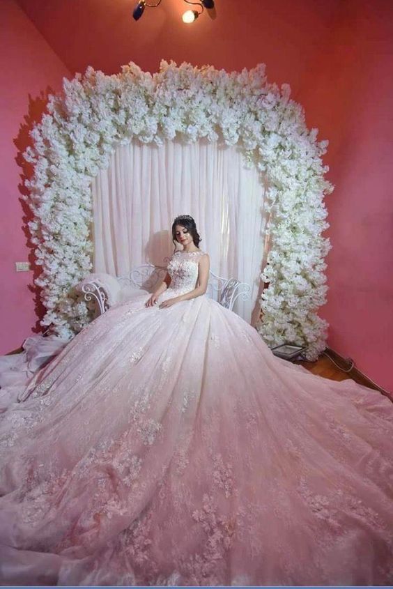 boho wedding dress ball gown 2020 lace appliqué sleeveless elegant princess white wedding gown 2021