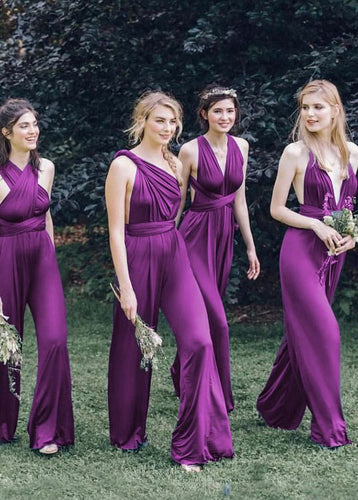 jumpsuit for weddings 2020 infinite purple cheap bridesmaid dresses for women pant suit 2021