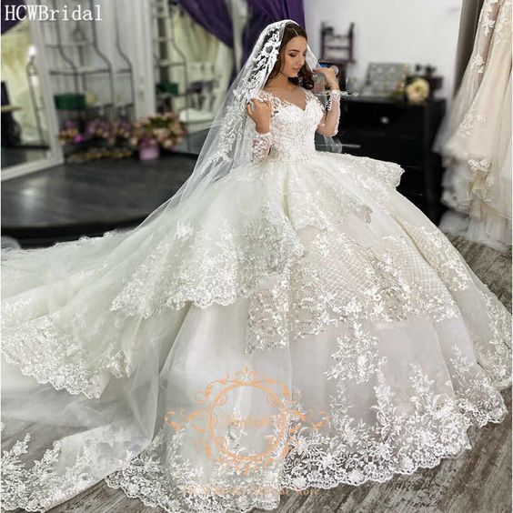 Elegant Wedding Dress,Long Sleeve Wedding Dress,Simple Satin Wedding Dresses  · KProm · Online Store Powered by Storenvy