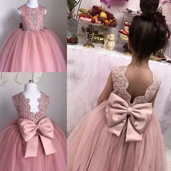 Taupe Flower Girl Dresses