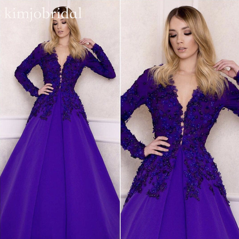 Elegant purple steampunk-inspired evening gown on Craiyon