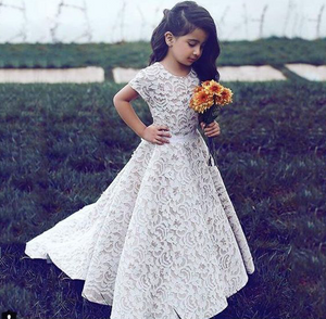 lace flower girl dresses for weddings communion dresses vestido de flora kids prom dresses
