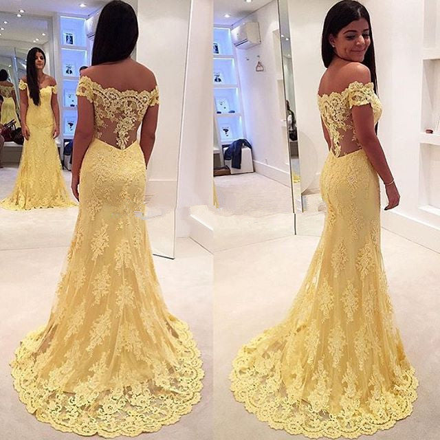 Yellow Evening Dresses | La Femme