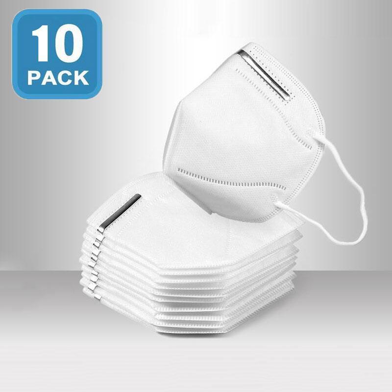 10PCS KN95 Face Mask Anti Influenza CE/FDA Certification N95 Mouth Mask Same Protective 5Layers Dustproof Mask Facial Protective Cover Masks DHL