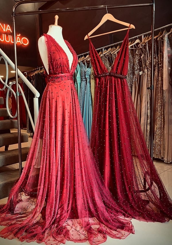 Marsala Prom Dresses